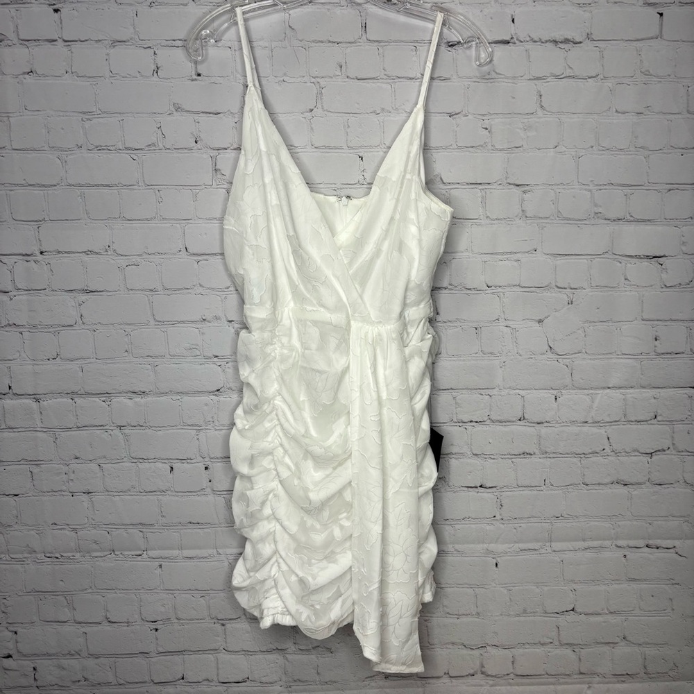 Lulu's White Mini Dress - Picture 5 of 9